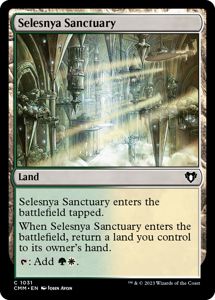 Selesnya Sanctuary (CMM-1031) - Commander Masters [Common]