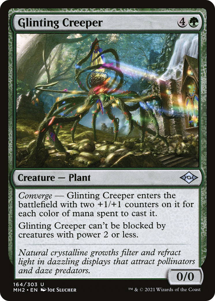 Glinting Creeper (MH2-164) - Modern Horizons 2 Foil [Uncommon]