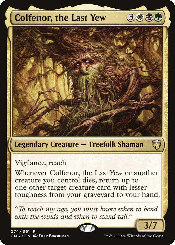 Colfenor, the Last Yew (CMR-274) - Commander Legends [Rare]