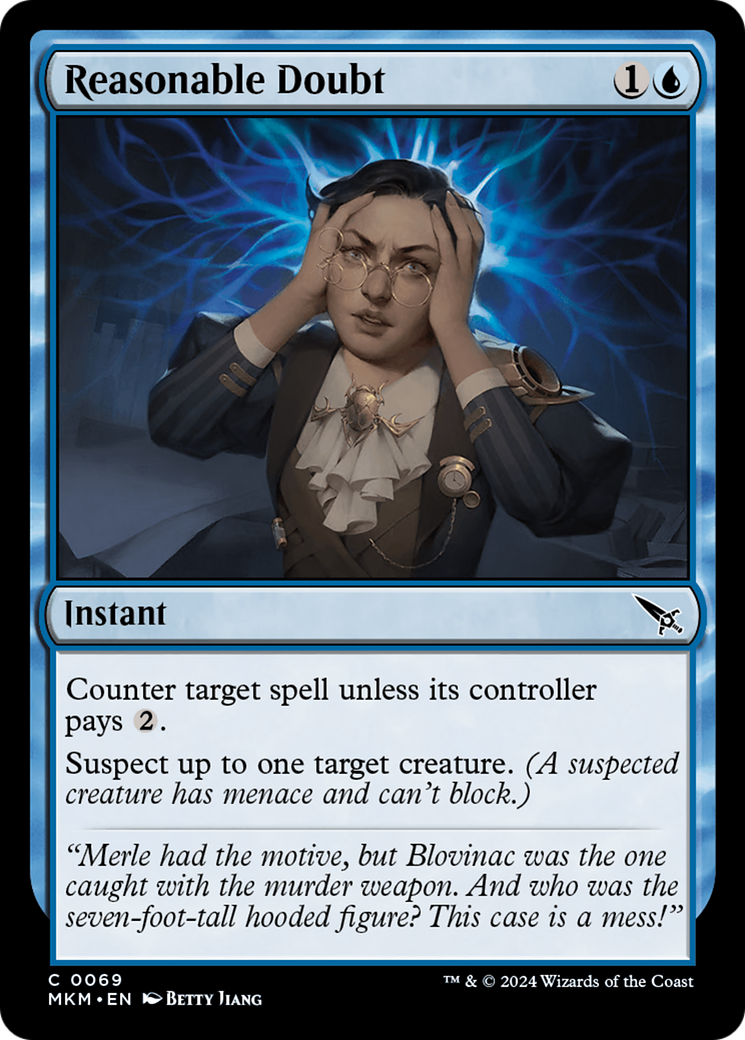 Reasonable Doubt (MKM-069) - Murders at Karlov Manor [Common]