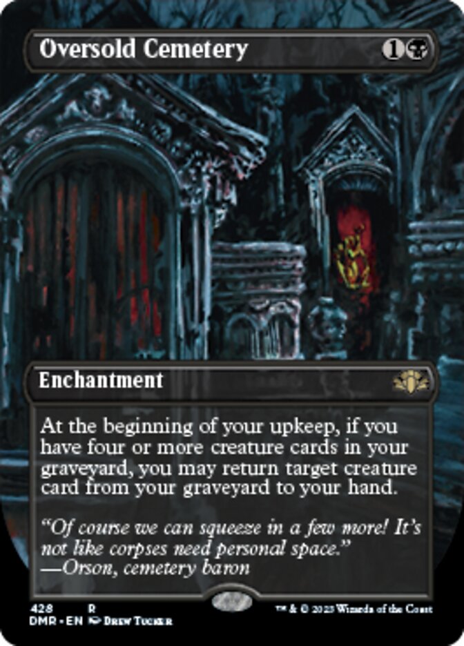 Oversold Cemetery (DMR-428) - Dominaria Remastered (Borderless) [Rare]