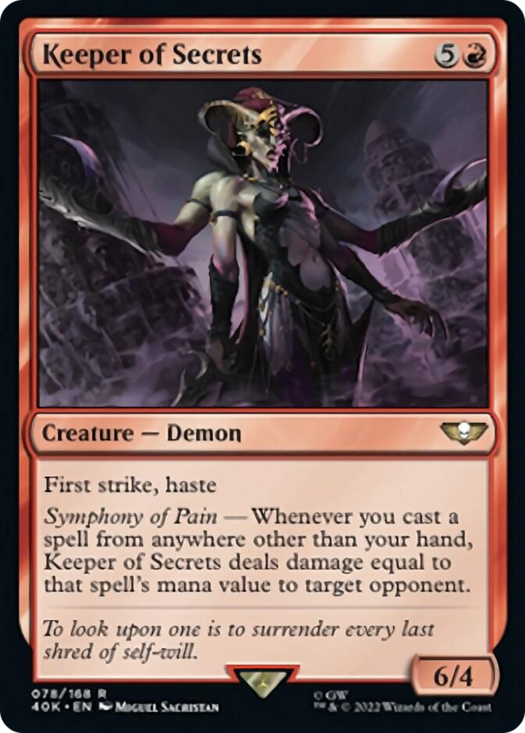 Keeper of Secrets (40K-078) - Warhammer 40,000 Commander [Rare]