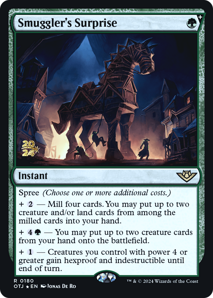 Smuggler's Surprise (POTJ-180S) - Outlaws of Thunder Junction Promos Foil [Rare]