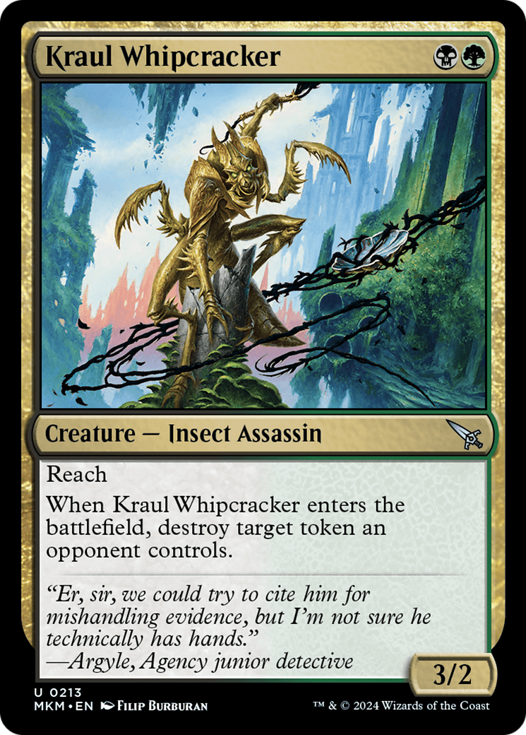 Kraul Whipcracker (MKM-213†) - Murders at Karlov Manor [Uncommon]