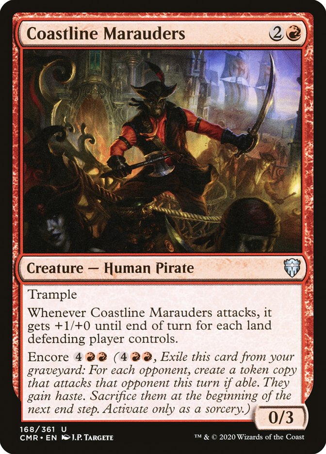Coastline Marauders (CMR-168) - Commander Legends [Uncommon]