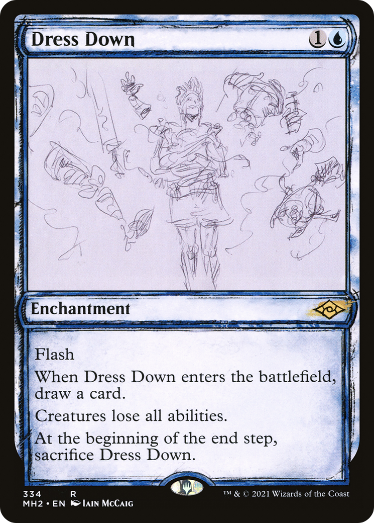 Dress Down (MH2-334) - Modern Horizons 2: (Showcase) Foil [Rare]