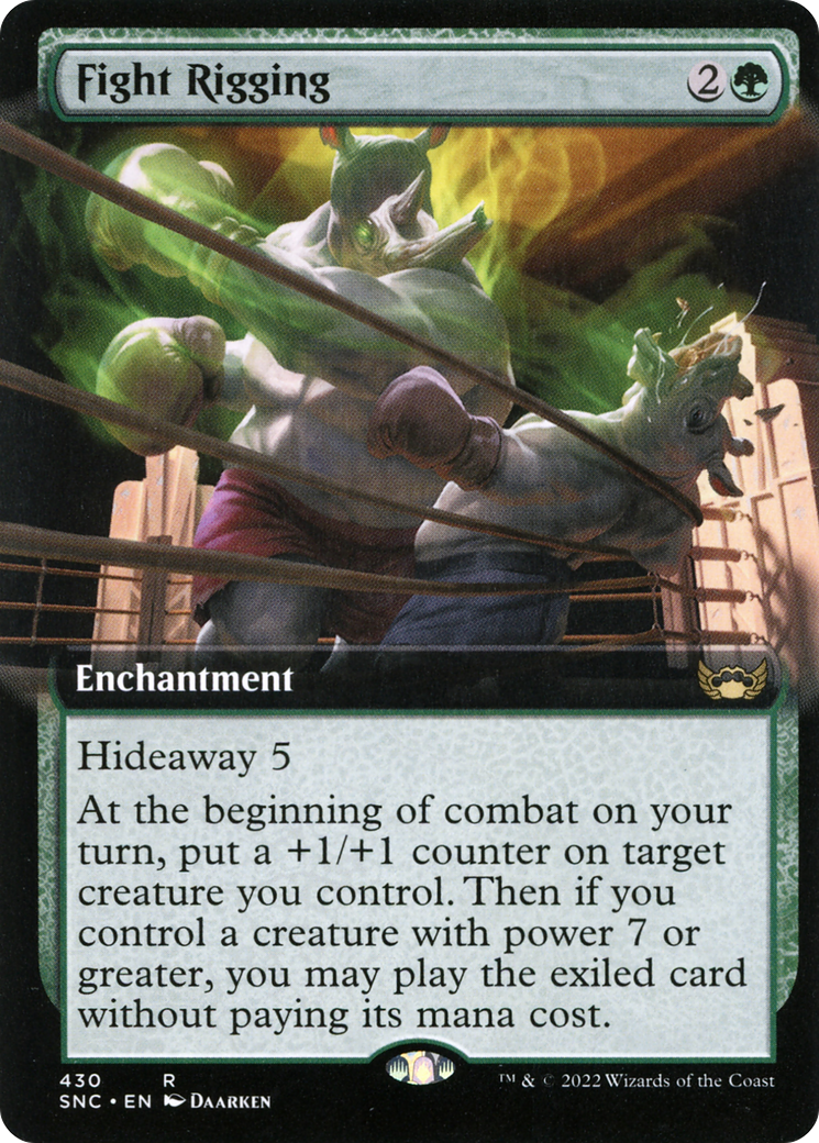 Fight Rigging (SNC-430) - Streets of New Capenna: (Extended Art) Foil [Rare]