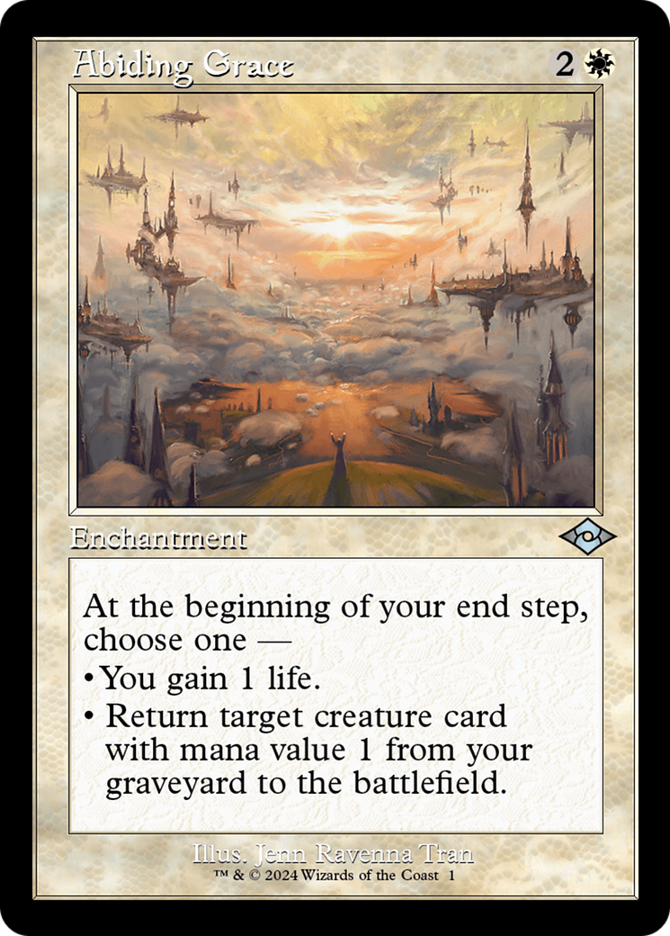 Abiding Grace (H2R-001) - Modern Horizons 2 Timeshifts [Uncommon]