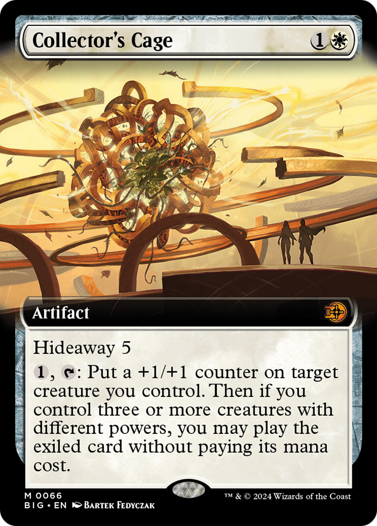 Collector's Cage (BIG-066) - The Big Score: (Extended Art) Foil [Mythic]
