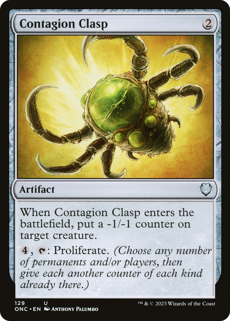 Contagion Clasp (ONC-129) - Phyrexia: All Will Be One Commander [Uncommon]