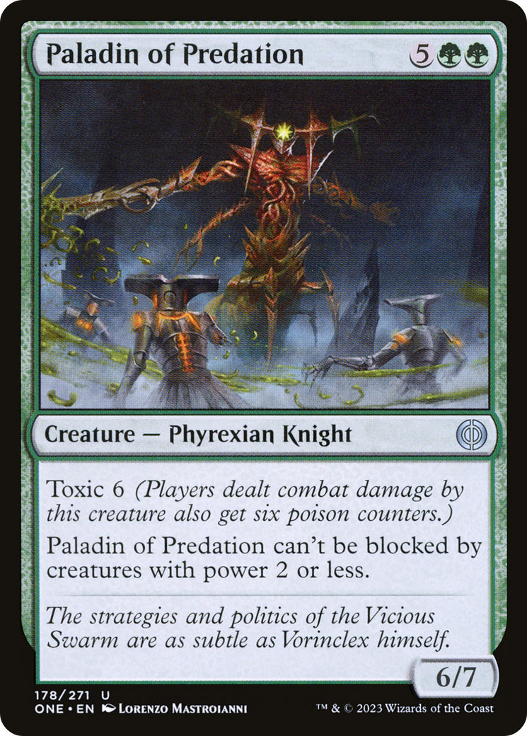 Paladin of Predation (ONE-178) - Phyrexia: All Will Be One [Uncommon]