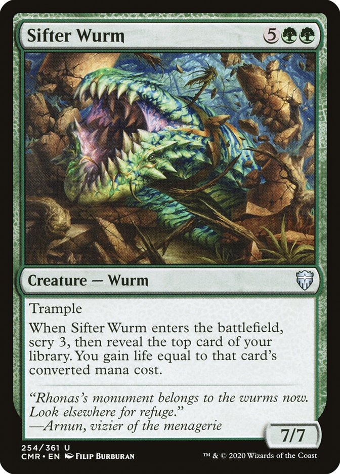 Sifter Wurm (CMR-254) - Commander Legends [Uncommon]