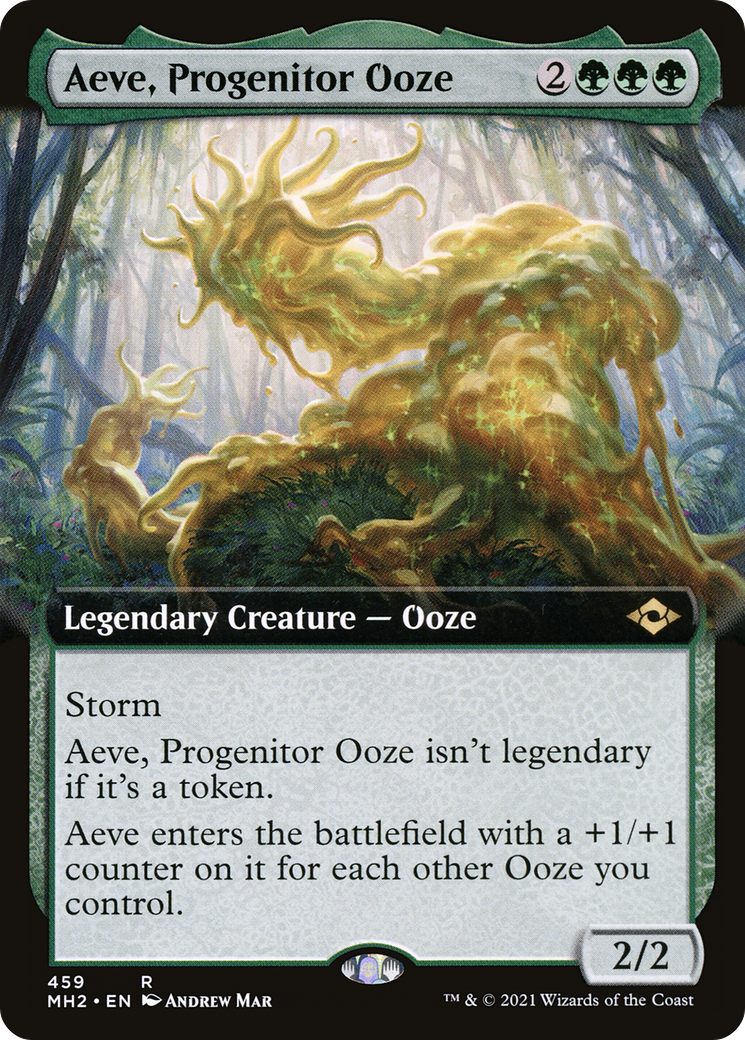 Aeve, Progenitor Ooze (MH2-459) - Modern Horizons 2: (Extended Art) [Rare]