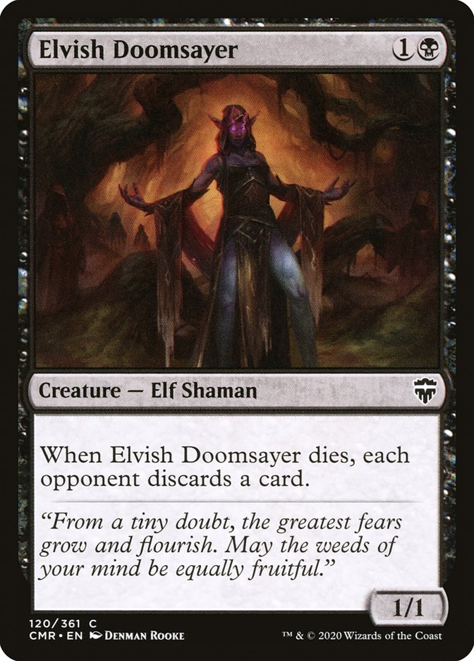 Elvish Doomsayer (CMR-120) - Commander Legends [Common]