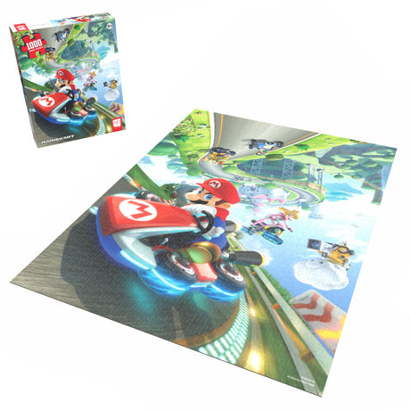 Puzzle - USAopoly - Mario Kart "Anti-Gravity" (1000 Pieces)