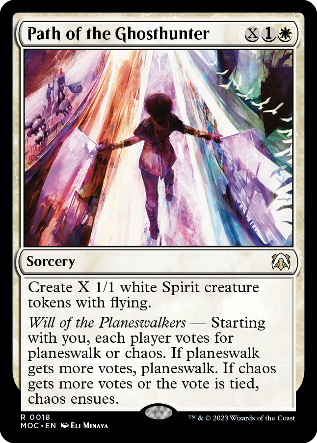 Path of the Ghosthunter (MOC-018) - March of the Machine Commander [Rare]