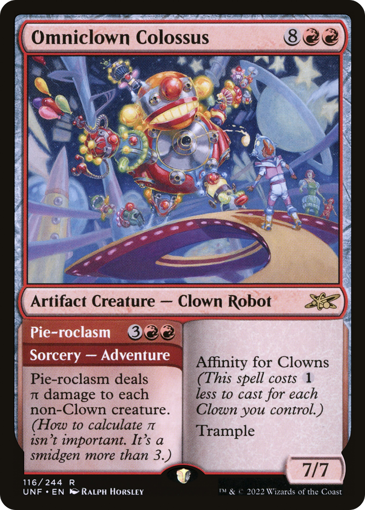 Omniclown Colossus // Pie-roclasm (UNF-116) - Unfinity Foil [Rare]