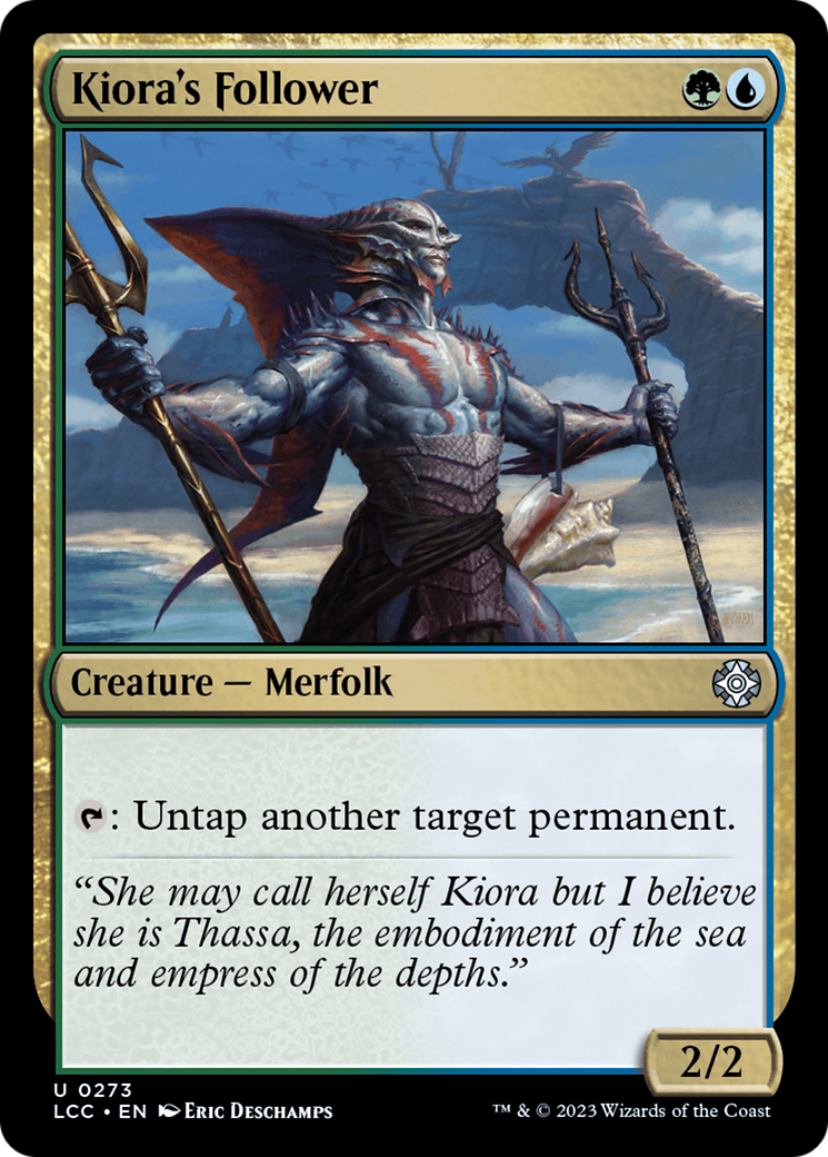 Kiora's Follower (LCC-273) - The Lost Caverns of Ixalan Commander [Uncommon]