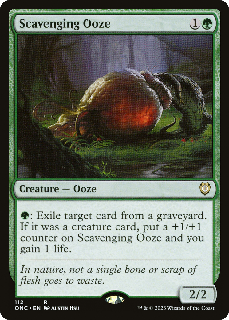 Scavenging Ooze (ONC-112) - Phyrexia: All Will Be One Commander [Rare]