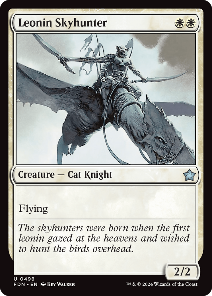 Leonin Skyhunter (FDN-498) - Foundations [Uncommon]