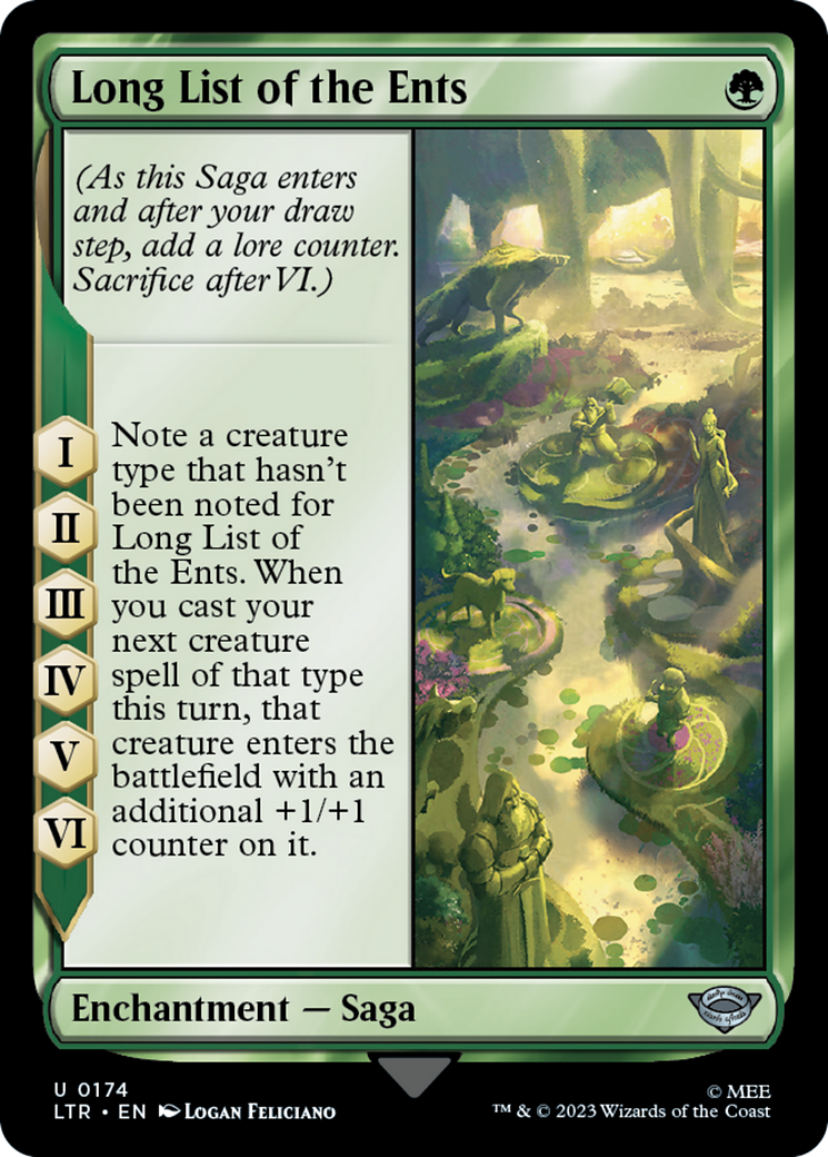 Long List of the Ents (LTR-174) - The Lord of the Rings: Tales of Middle-earth [Uncommon]