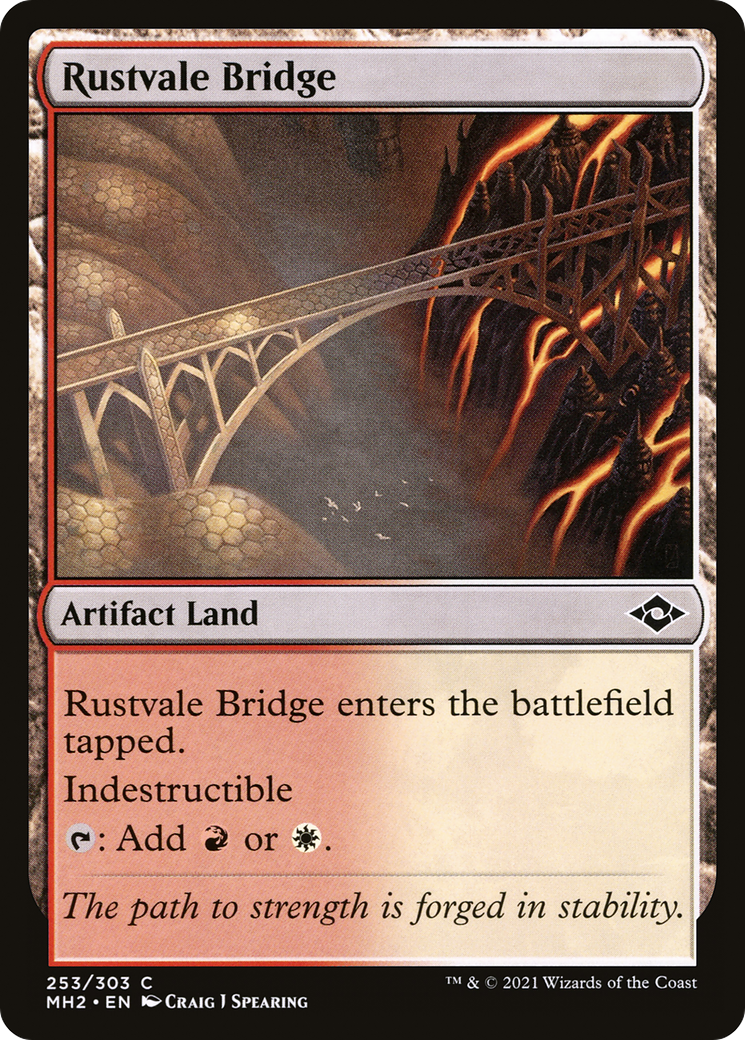 Rustvale Bridge (MH2-253) - Modern Horizons 2 Foil [Common]