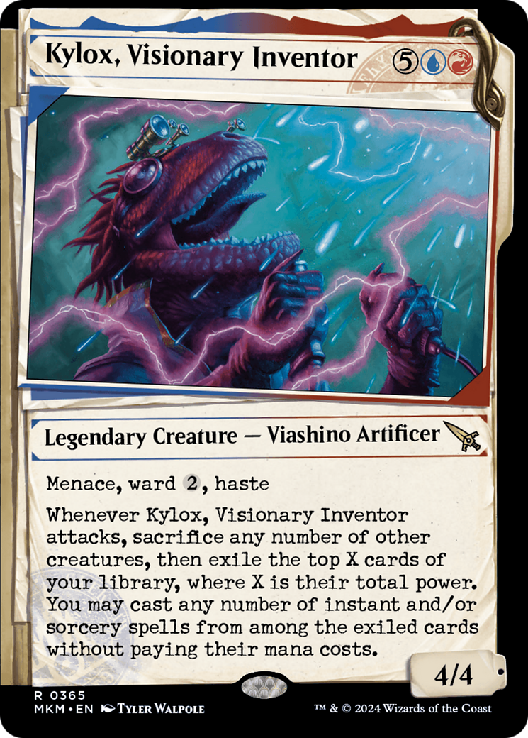 Kylox, Visionary Inventor (MKM-365) - Murders at Karlov Manor: (Showcase) Foil [Rare]