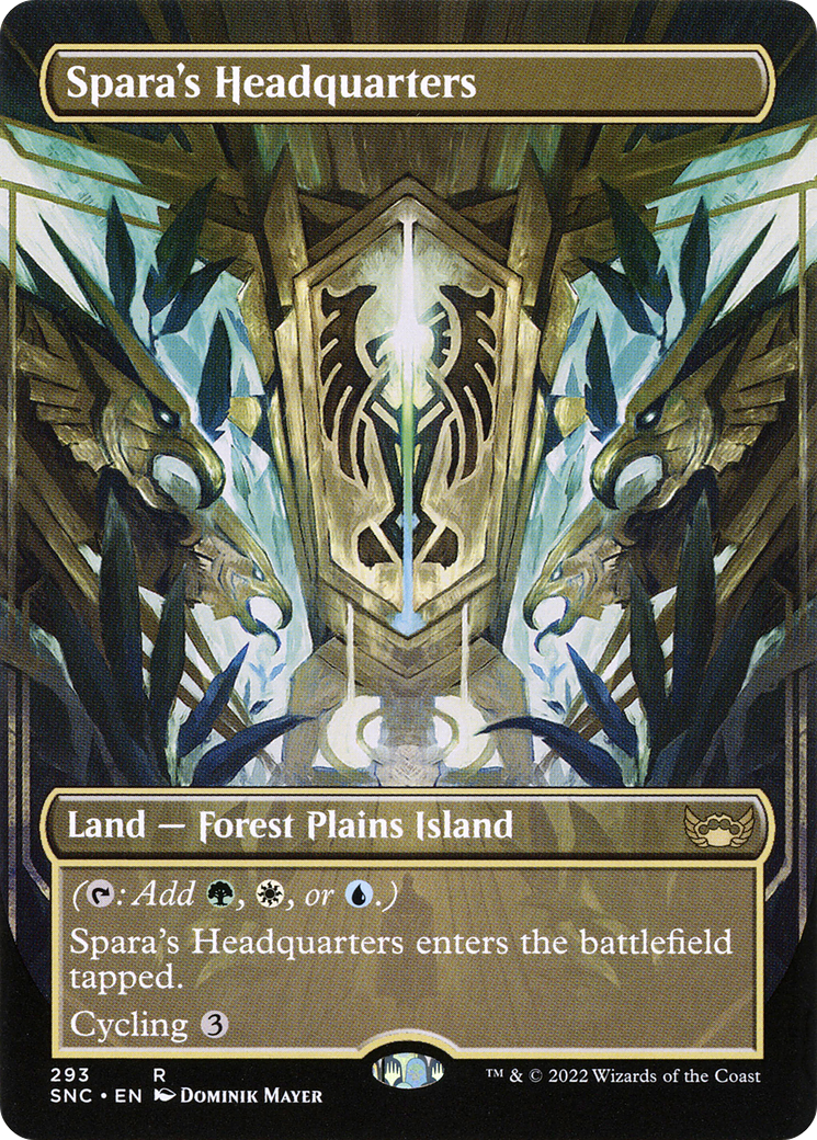 Spara's Headquarters (SNC-293) - Streets of New Capenna (Borderless) Foil [Rare]