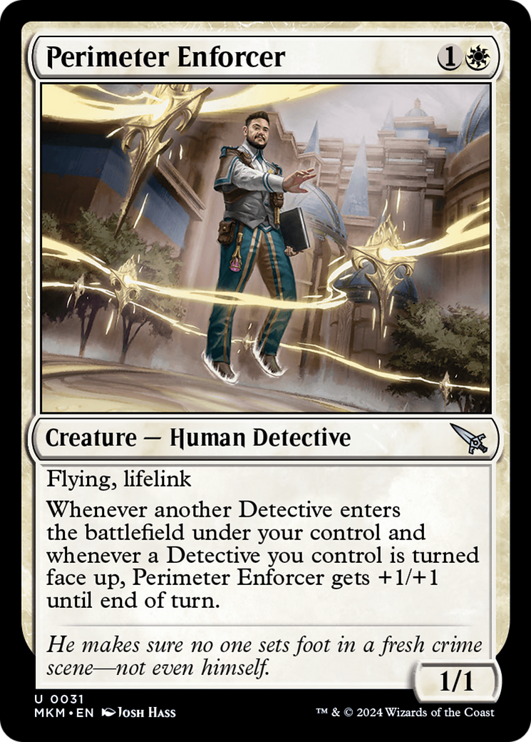 Perimeter Enforcer (MKM-031) - Murders at Karlov Manor [Uncommon]