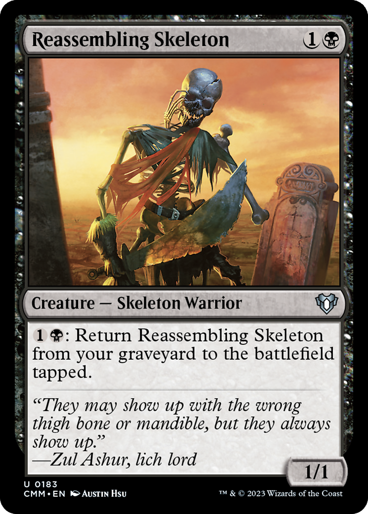 Reassembling Skeleton (CMM-183) - Commander Masters [Uncommon]