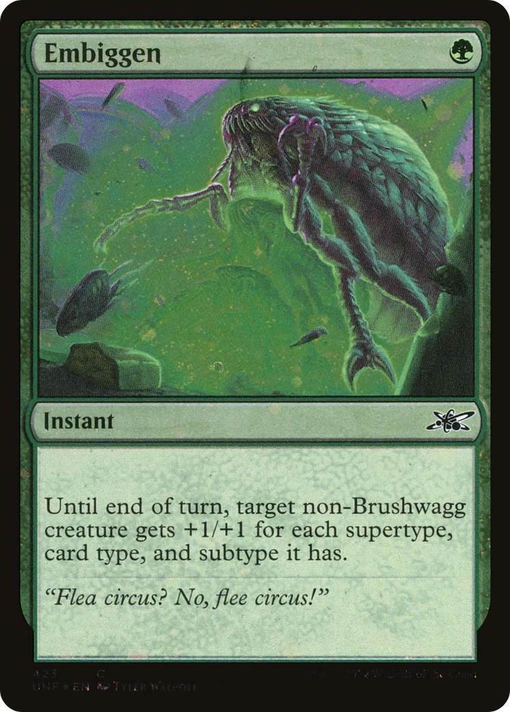 Embiggen (UNF-423) - Unfinity Galaxy Foil [Common]