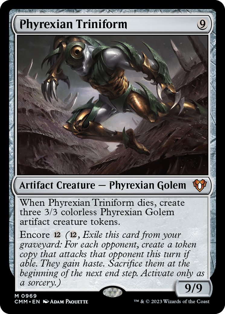 Phyrexian Triniform (CMM-969) - Commander Masters [Mythic]