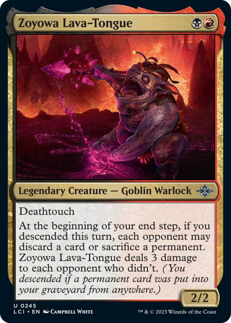 Zoyowa Lava-Tongue (LCI-245) - The Lost Caverns of Ixalan [Uncommon]