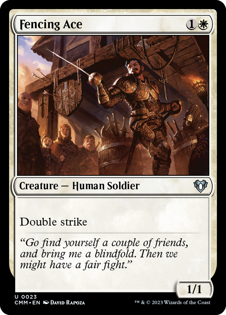 Fencing Ace (CMM-023) - Commander Masters [Uncommon]