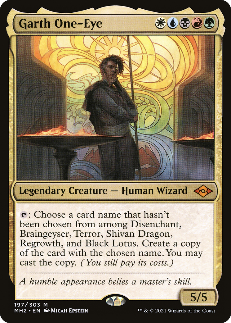 Garth One-Eye (MH2-197) - Modern Horizons 2 [Mythic]