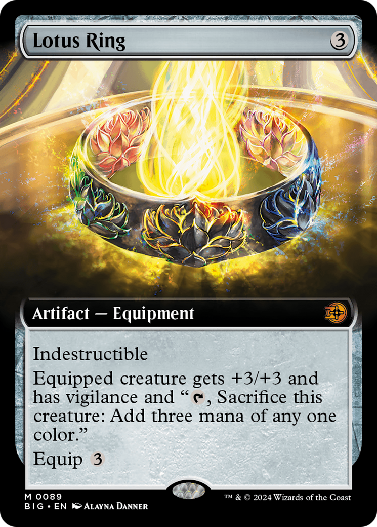 Lotus Ring (BIG-089) - The Big Score: (Extended Art) Foil [Mythic]