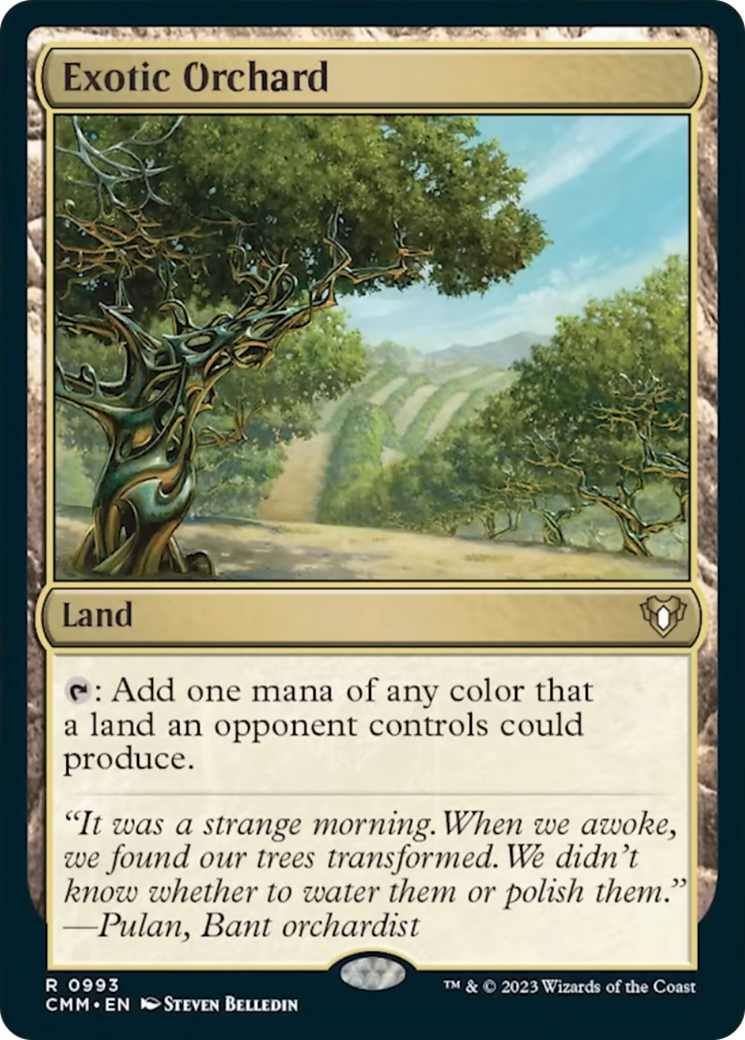 Exotic Orchard (CMM-993) - Commander Masters [Rare]