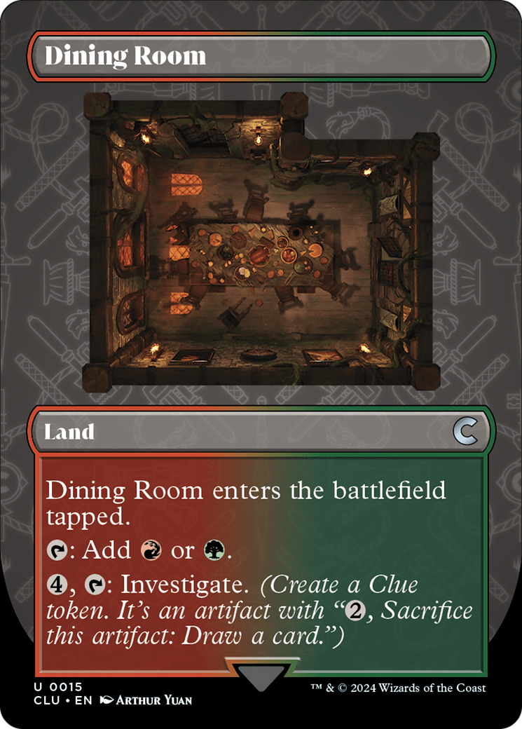 Dining Room (CLU-015) - Ravnica: Clue Edition (Borderless) [Uncommon]