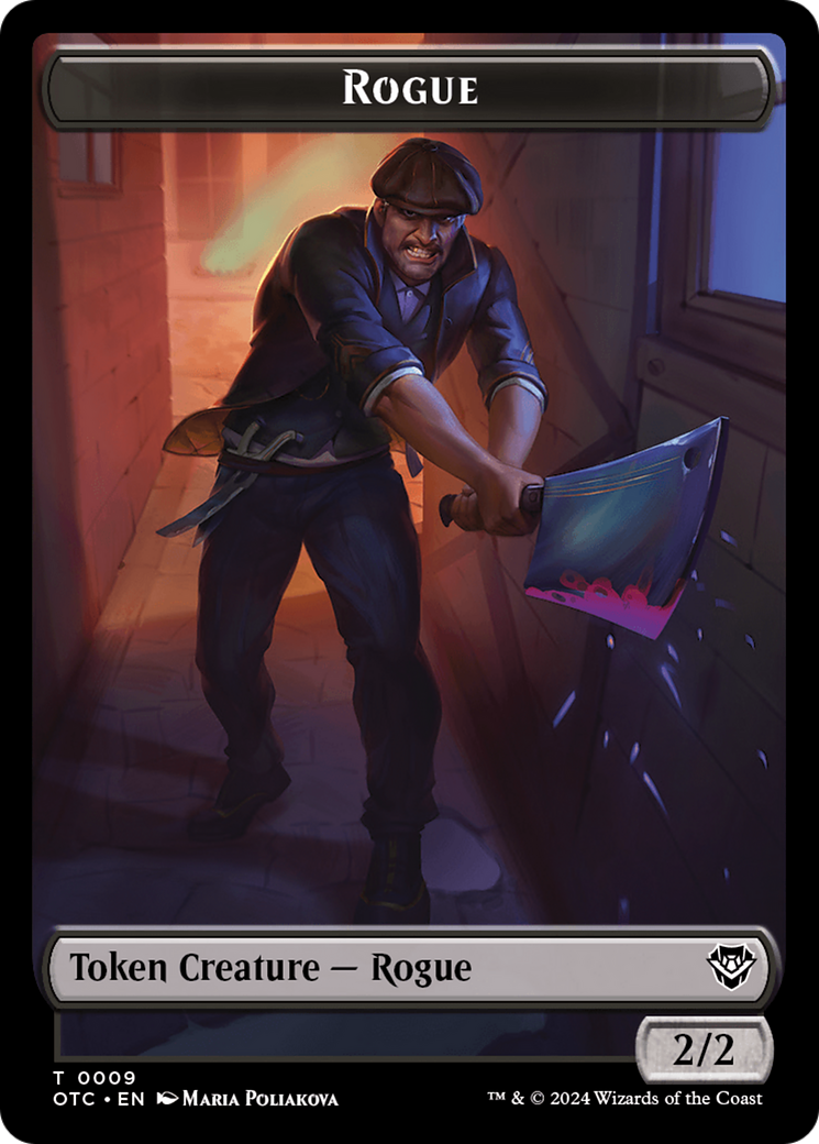 Rogue (TOTC-009) - Outlaws of Thunder Junction Commander Tokens Foil [Common]