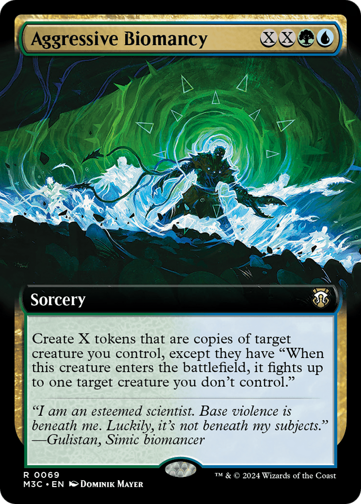 Aggressive Biomancy (M3C-069) - Modern Horizons 3 Commander: (Extended Art) Foil [Rare]