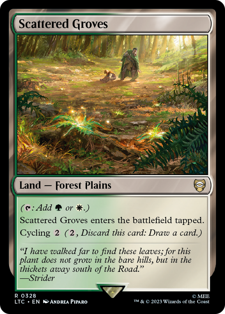 Scattered Groves (LTC-328) - Tales of Middle-earth Commander [Rare]