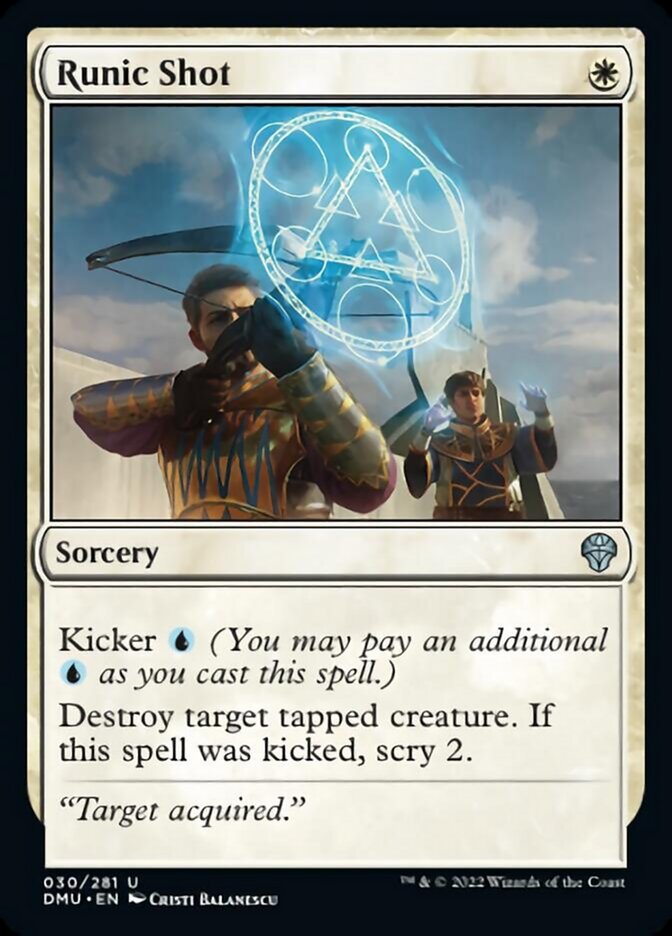 Runic Shot (DMU-030) - Dominaria United [Uncommon]