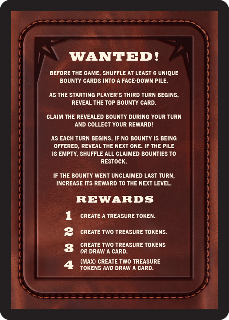 Bounty: Squeakers the Sly // Wanted! (TOTC-040) - Outlaws of Thunder Junction Commander Tokens Foil [Common]