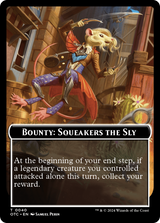 Bounty: Squeakers the Sly // Wanted! (TOTC-040) - Outlaws of Thunder Junction Commander Tokens Foil [Common]