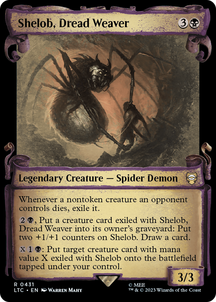 Shelob, Dread Weaver (LTC-431) - Tales of Middle-earth Commander: (Showcase) [Rare]