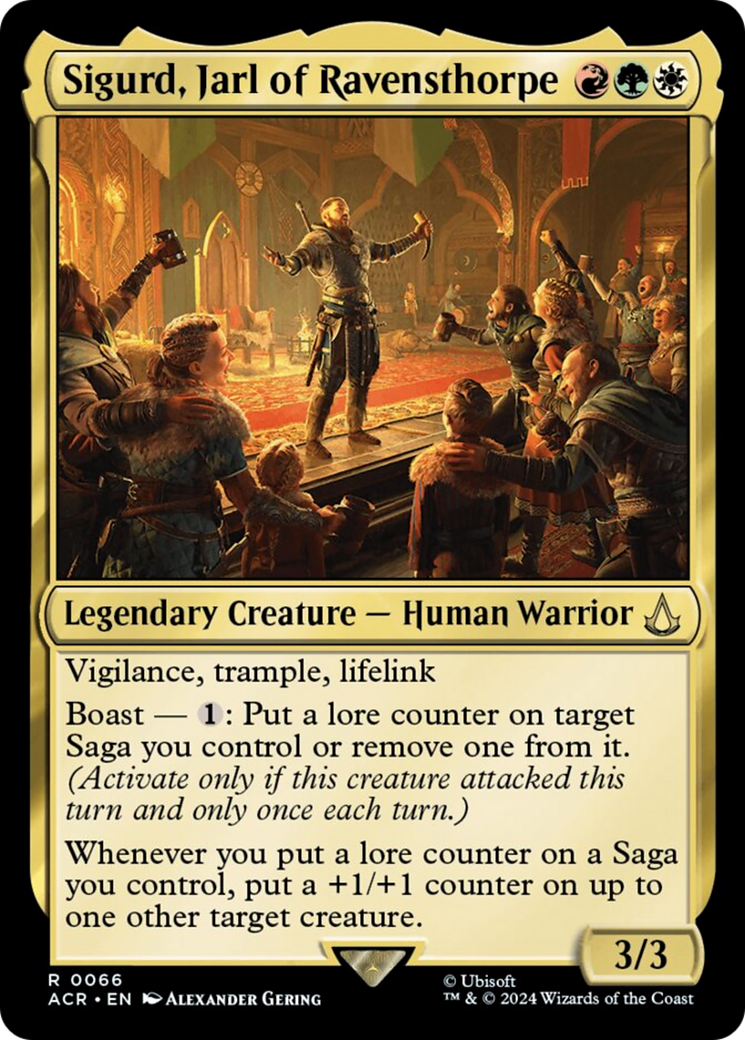 Sigurd, Jarl of Ravensthorpe (ACR-066) - Assassin's Creed Foil [Rare]