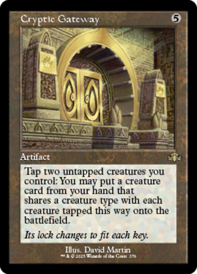 Cryptic Gateway (DMR-376) - Dominaria Remastered [Rare]