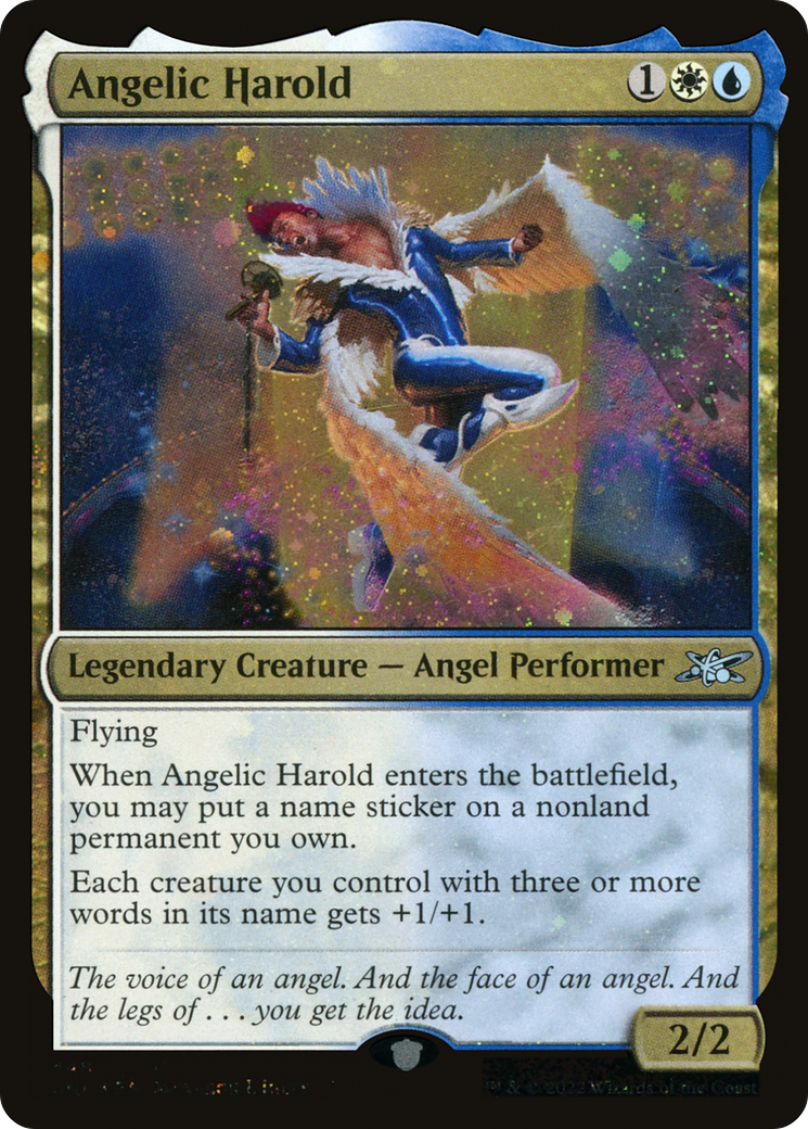 Angelic Harold (UNF-448) - Unfinity Galaxy Foil [Uncommon]