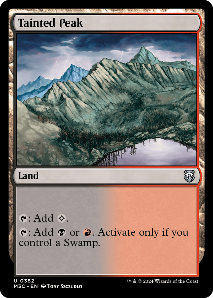 Tainted Peak (M3C-382) - Modern Horizons 3 Commander [Uncommon]