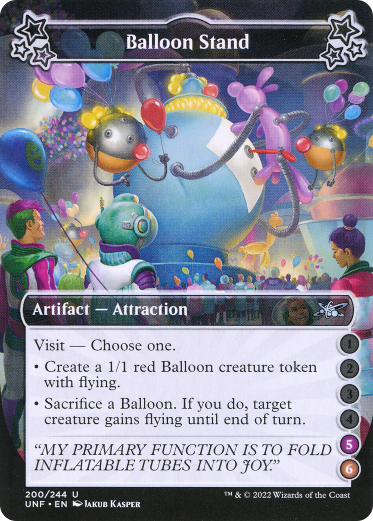 Balloon Stand (UNF-200D) - Unfinity Foil [Uncommon]